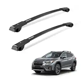 VEVOR - Roof Rack Cross Bars, 200 LBS Load Capacity, Compatible with Subaru Crosstrek 2018-2024, Aluminum Crossbar Racks - Black