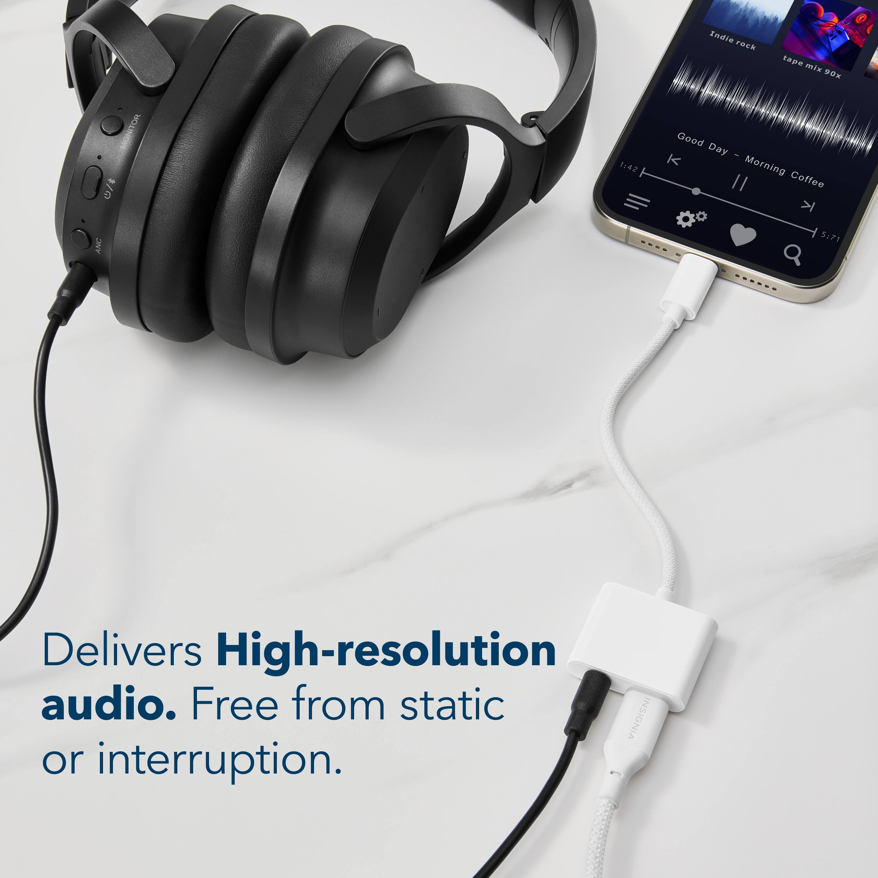 Indie rock a mix 9 MONITOR  
1:42 Good Day - Morning Coffee  
5:71 Delivers High-resolution audio. Free from static or interruption.