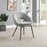 Alt View 14. OSP Home Furnishings - Millie Accent /Dining Chair - Grey/ Black.