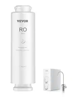 VEVOR - Reverse Osmosis System, 800 GPD 11-stage Reverse Osmosis Water Filter Replacement, RO Filter Cartridge for 24 Months - White