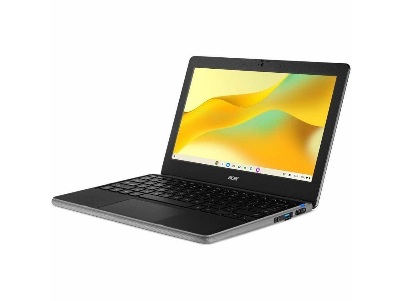 Alt View 6. Acer - Acer Chromebook 311 11.6" Touchscreen laptop, MediaTek MT8186, 8GB RAM, 64GB Flash, 1366x768, Black - Black.