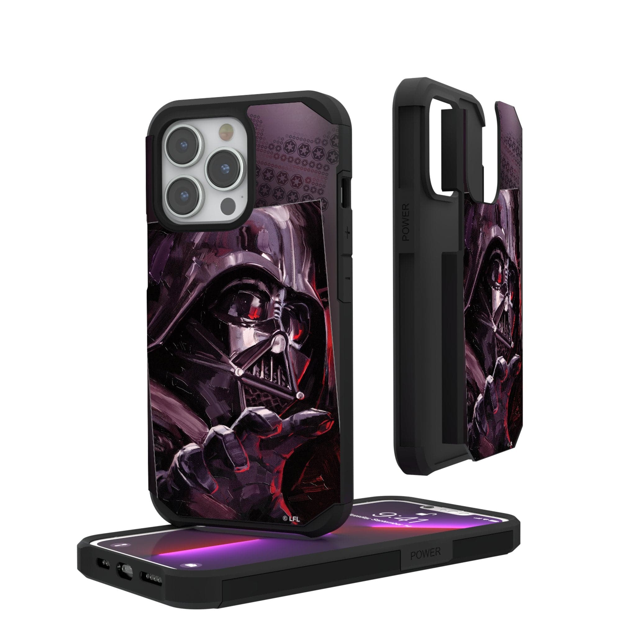 Keyscaper - Star Wars: A New Hope Portrait Rugged Phone Case - Apple iPhone 14 Plus - Darth Vader