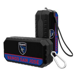 Keyscaper - San Jose Earthquakes Endzone Water-Resistant Bluetooth Speaker - Multicolor