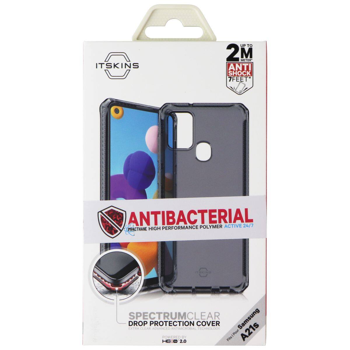 Itskins - Spectrum Clear Series Gel Case for Samsung A21s - Smoke - Black price history on PriceWatchPro