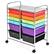 Alt View 1. Costway - 12 Drawers Rolling Cart Storage Scrapbook Paper Studio Organizer - Multicolor.