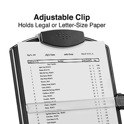 Adjustable Clip  
Holds Legal or Letter-Size Paper  

Ship to: MN  
Ship's Name and Owner:  
Port: N.O.L.A.  

| Item | Description | Quantity | Unit Price | Total |
|------|-------------|----------|-----------|-------|
| 1    | Apple, Fuji, Fresh | 10 | $0.99 | $9.90 |
| 2    | Banana, Fresh | 12 | $0.59 | $7.08 |
| 3    | Blueberry, Fresh | 12 | $1.29 | $15.48 |
| 4    | Cantaloupe, Fresh | 10 | $1.09 | $10.90 |
| 5    | Celery, Fresh | 10 | $0.99 | $9.90 |
| 6    | Cherry, Fresh | 12 | $1.99 | $23.88 |
| 7    | Cucumber, Fresh | 10 | $0.99 | $9.90 |
| 8    | Eggplant, Fresh | 10 |