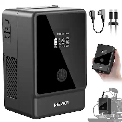 USB-C USB-A
BATTERY: 16.4V DC
BV: 0.0V DC
VSI: 0.0V
USB-R: 0.0V
100X USB-C: 0.0V
NEEWER