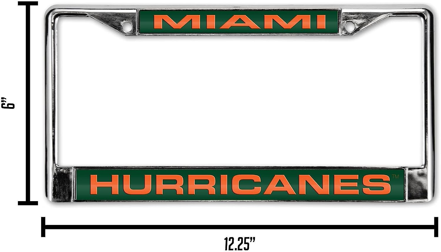 MIAMI  
HURRICANES  

6" x 12.25"
