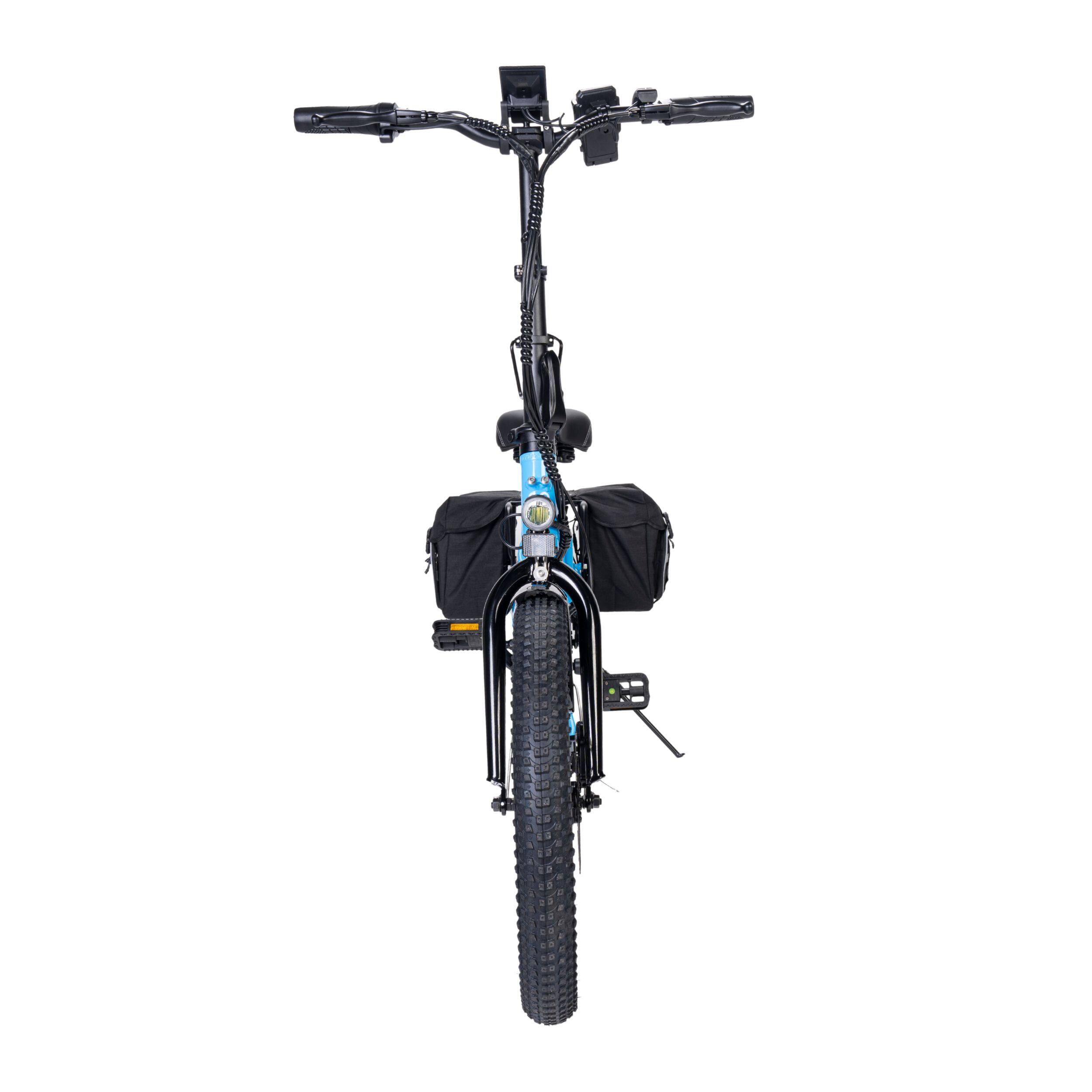 Alt View 4. GoPowerBike - GoPowerBike GoLite Folding Electric Bike | 20" | 750W | 20mph | 45+ Mile Range | Blue - Blue.