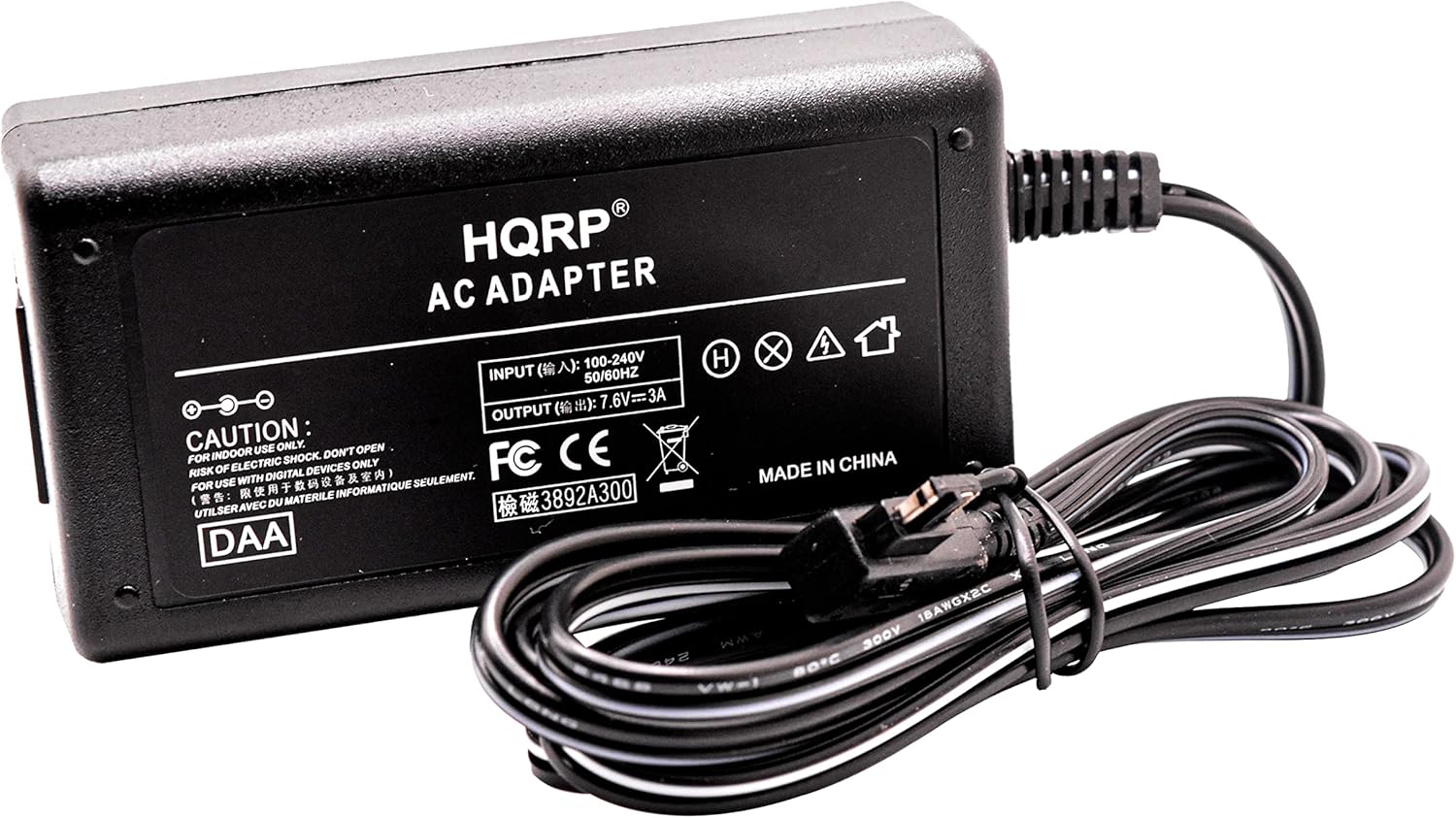 HQRP AC Adapter for Sony AC VQ900AM AC PW10AM SLT A65 SLT A77 SLT