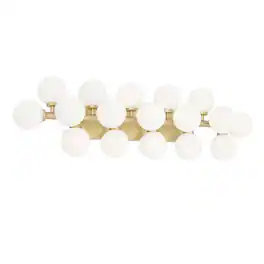 CWI Lighting - Arya 17 Light Wall Sconce With Finish - Satin Gold