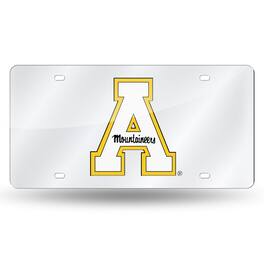 Rico Industries - Appalachian State Mountaineers Mirrored Laser Cut License Plate Laser Tag - Multi