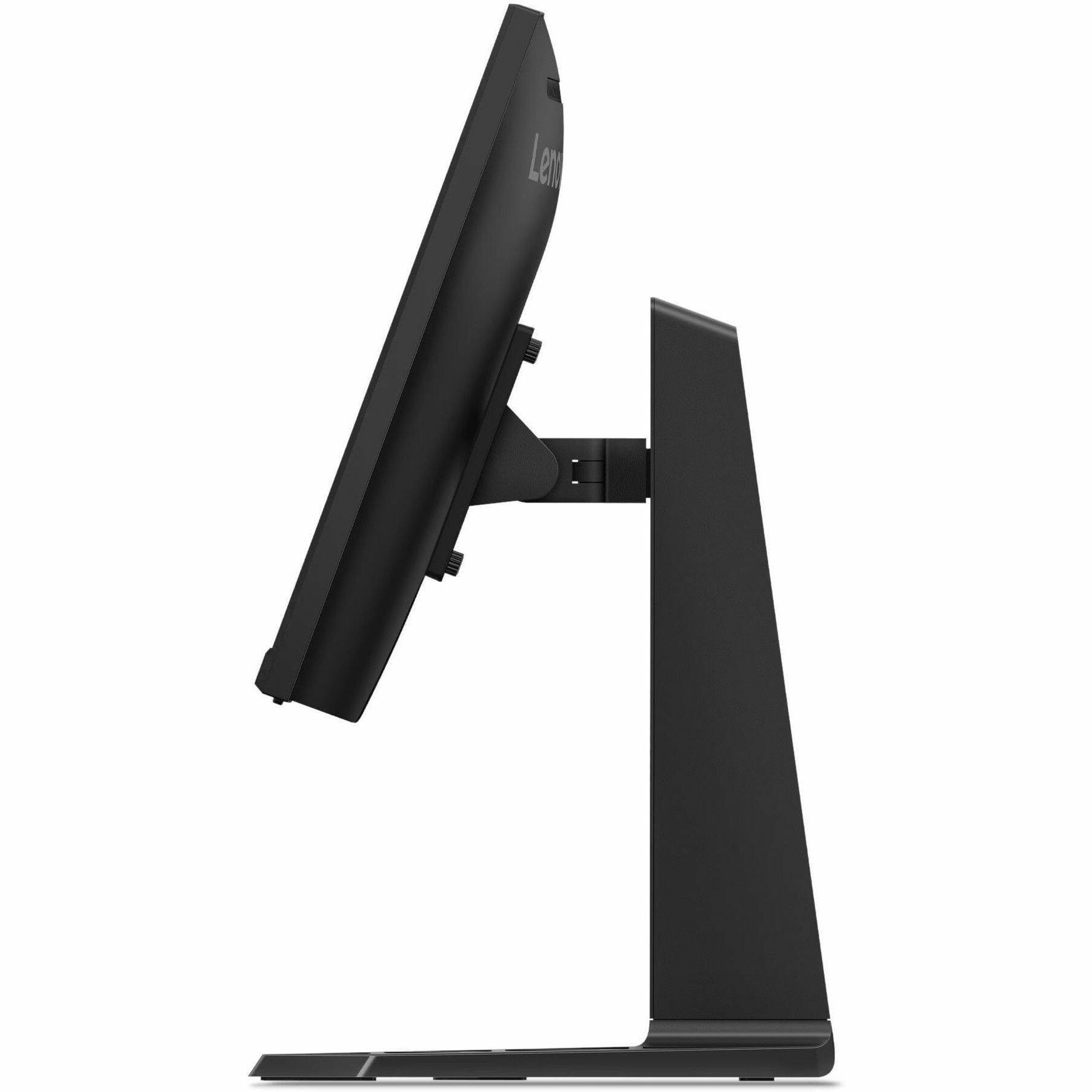 Left. Lenovo - Lenovo Legion R24e 23.8" Full HD Gaming Monitor - Raven Black.