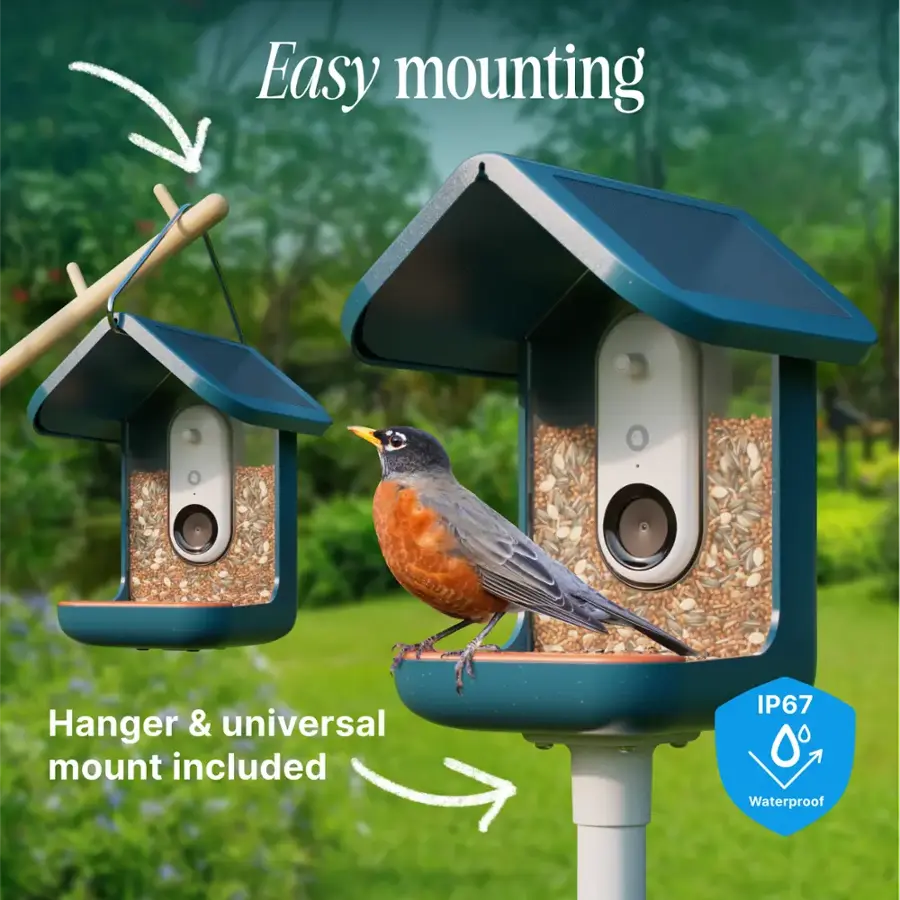 Easy Mounting: Hanger & Universal Mount Included IP67 Waterproof