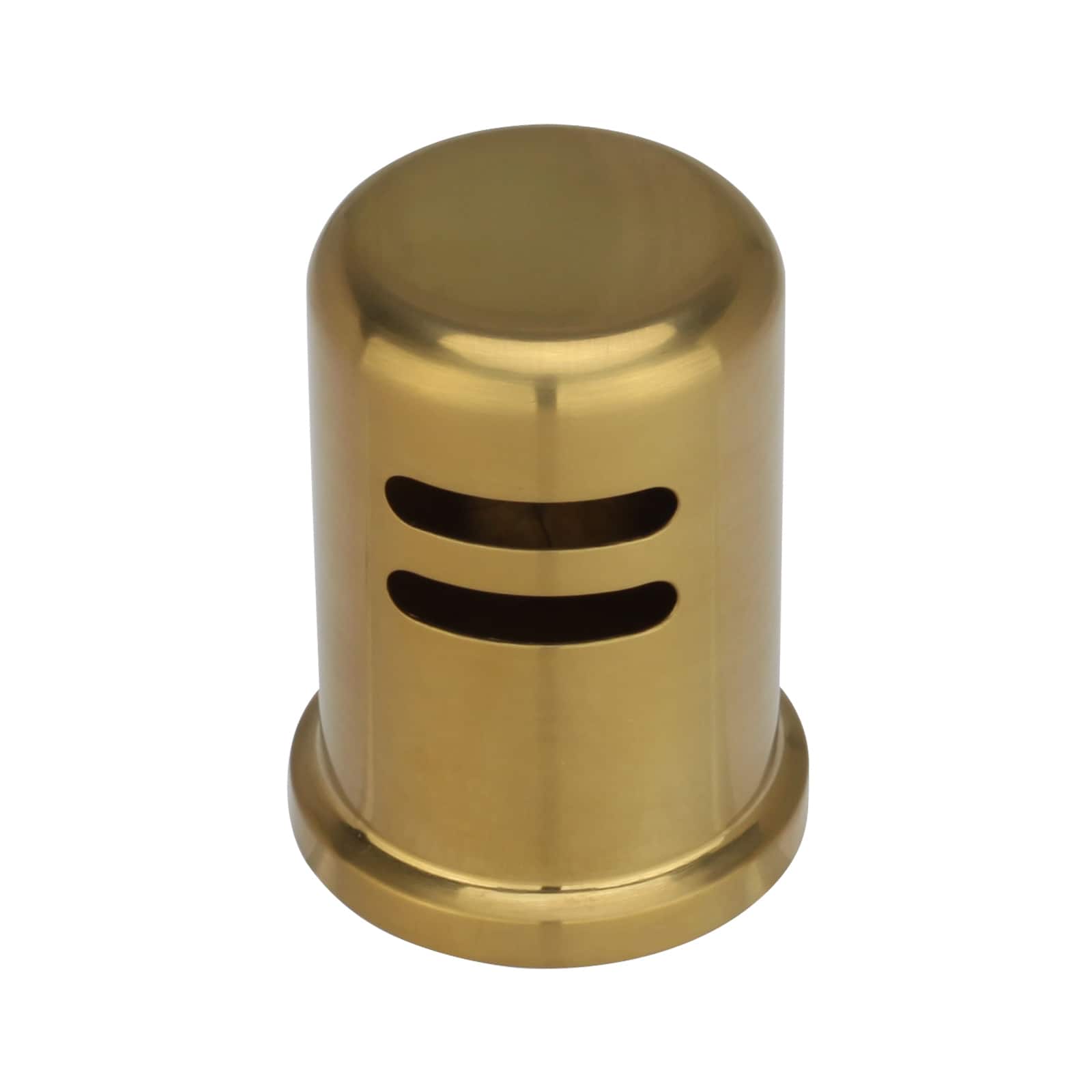 Akicon - Solid Brass Kitchen Dishwasher Air Gap Cap Cover for Replacement - Brushed Gold