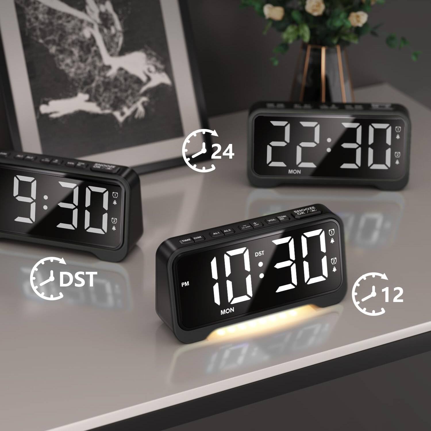 9:30 AM  
22:30 PM  
10:30 PM  
DST  
MON