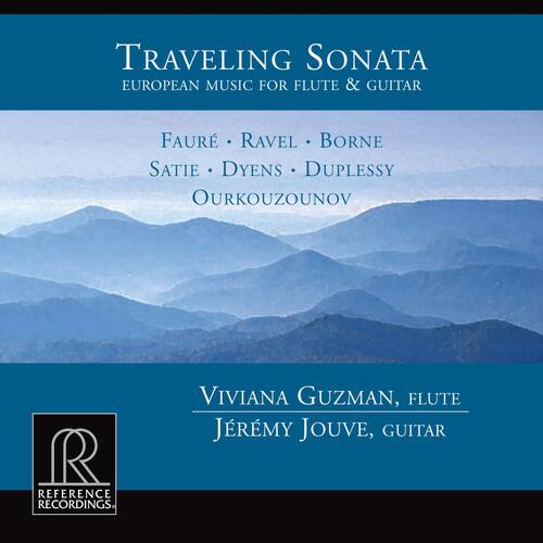 TRAVELING SONATA  
EUROPEAN MUSIC FOR FLUTE & GUITAR  

FAURE • RAVEL • BORNE  
SATIE • DYENS • DUPLESSY  
OURKOUZOUNOV  

VIVIANA GUZMAN, FLUTE  
JÉRÉMY JOUVE, GUITAR  

REFERENCE RECORDINGS
