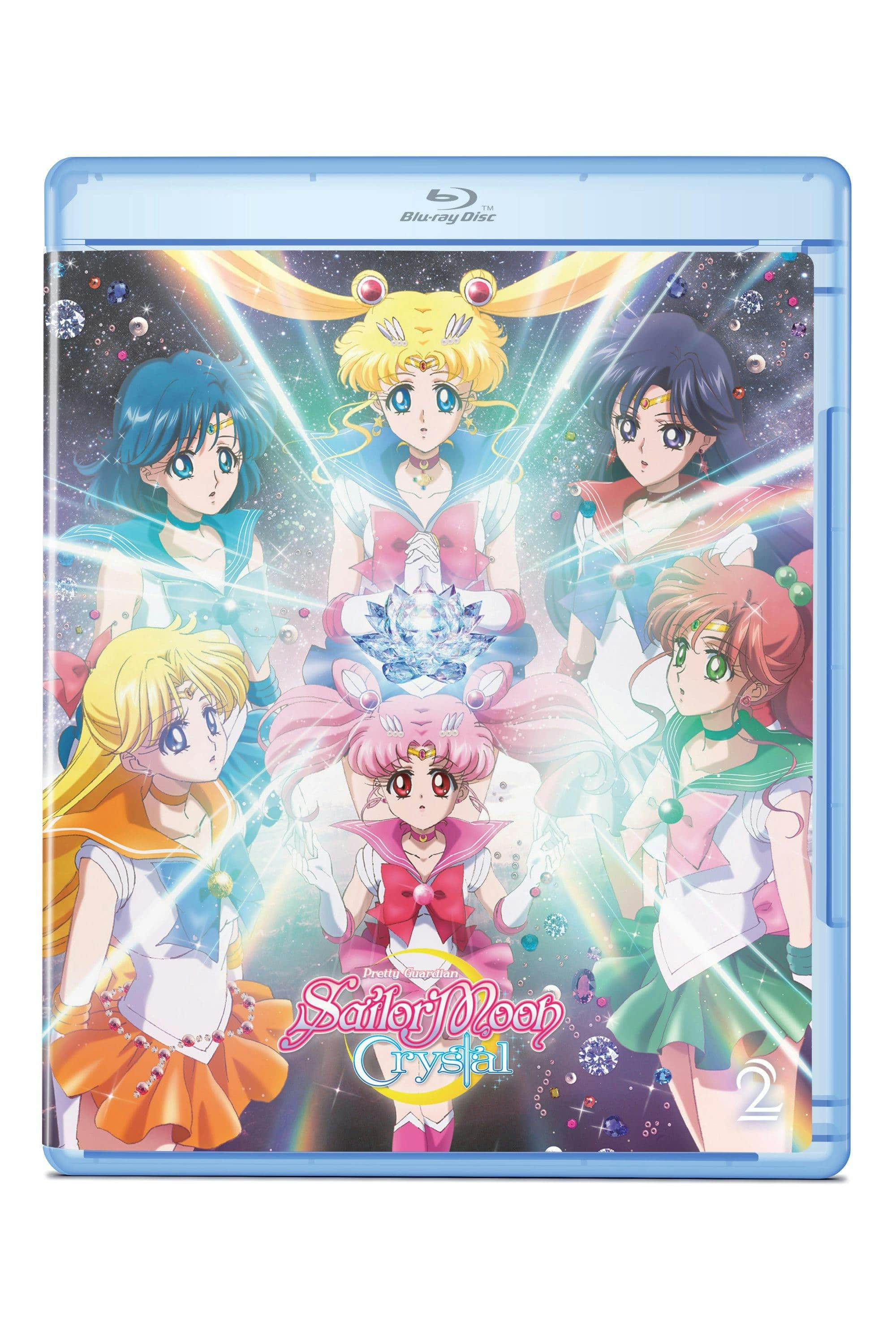 Front. Sailor Moon Crystal Set 2 Standard Blu-ray Combo Pack (Blu-ray + DVD) [Blu-ray].