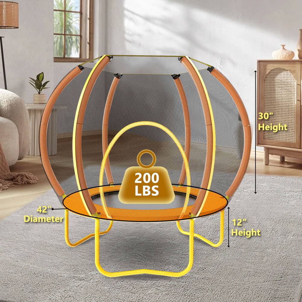 30" Height, 200 LBS, 42" Diameter, 12" Height.