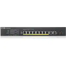 ZYXEL - XS1930-12HP 10-Port 10G Multi-Gigabit L3 Smart Nebula Cloud Managed Switch with 2 10G SFP+ Uplinks | 8 PoE+ / - Unknown