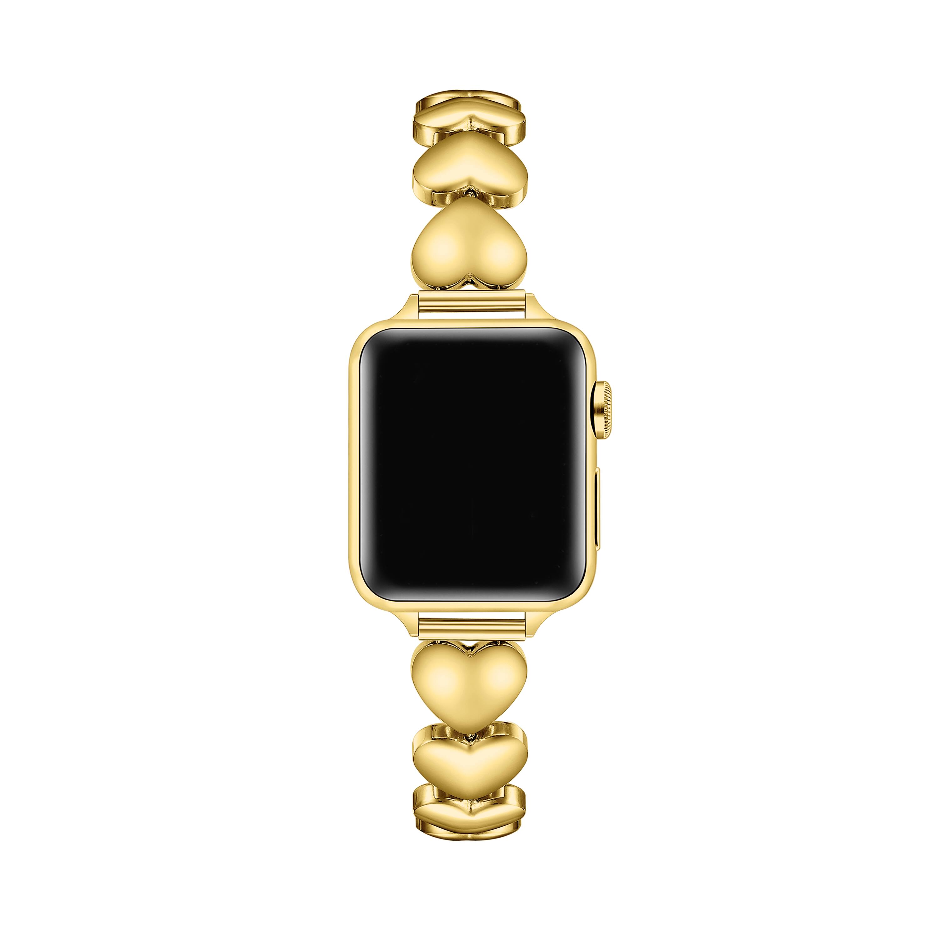 Alt View 2. Posh Tech - Aphrodite Band for Apple Watch - Gold.
