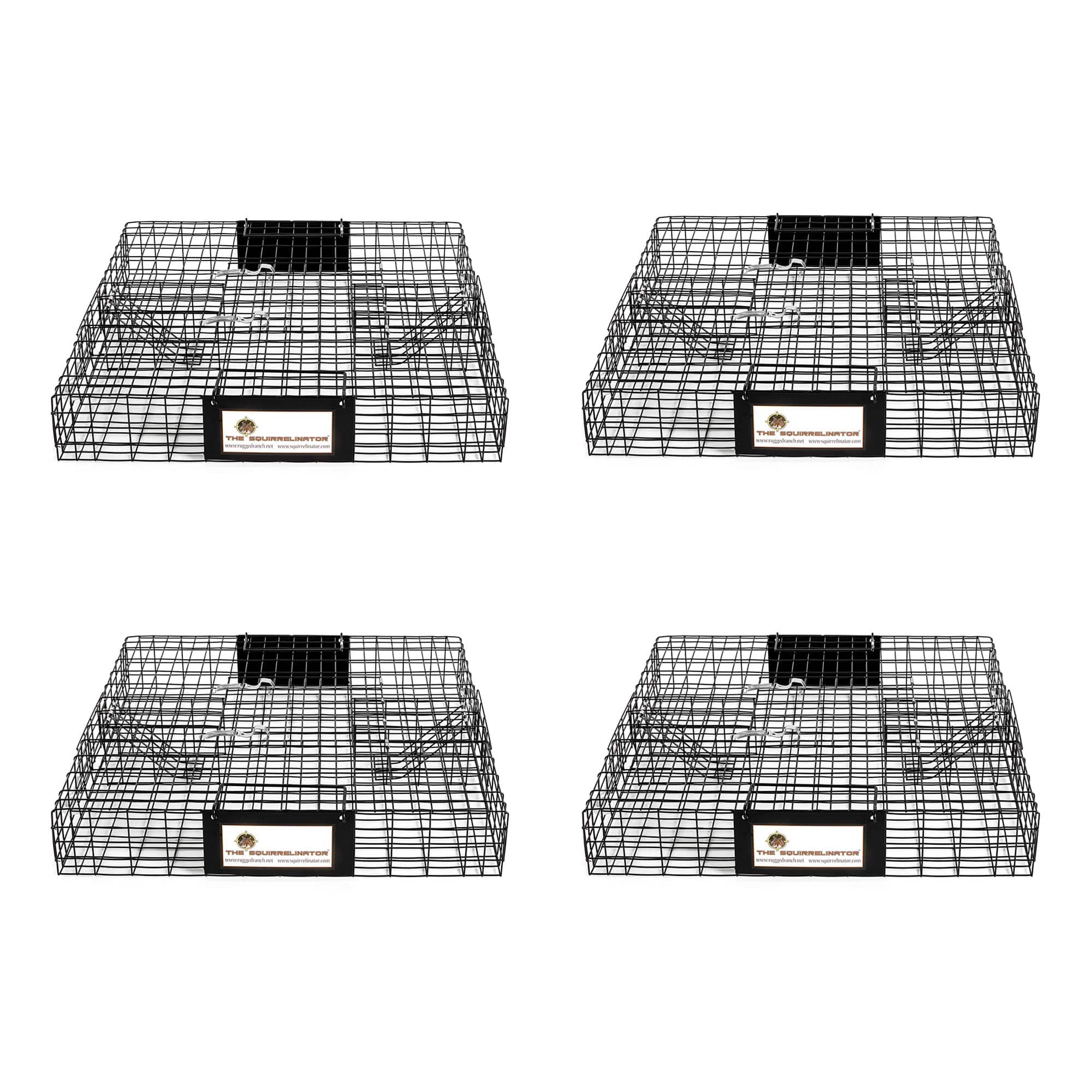 Rugged Ranch Squirrelinator Squirrel Chipmunk Metal 2 Door Trap Cage (4 Pack) price history on PriceWatchPro