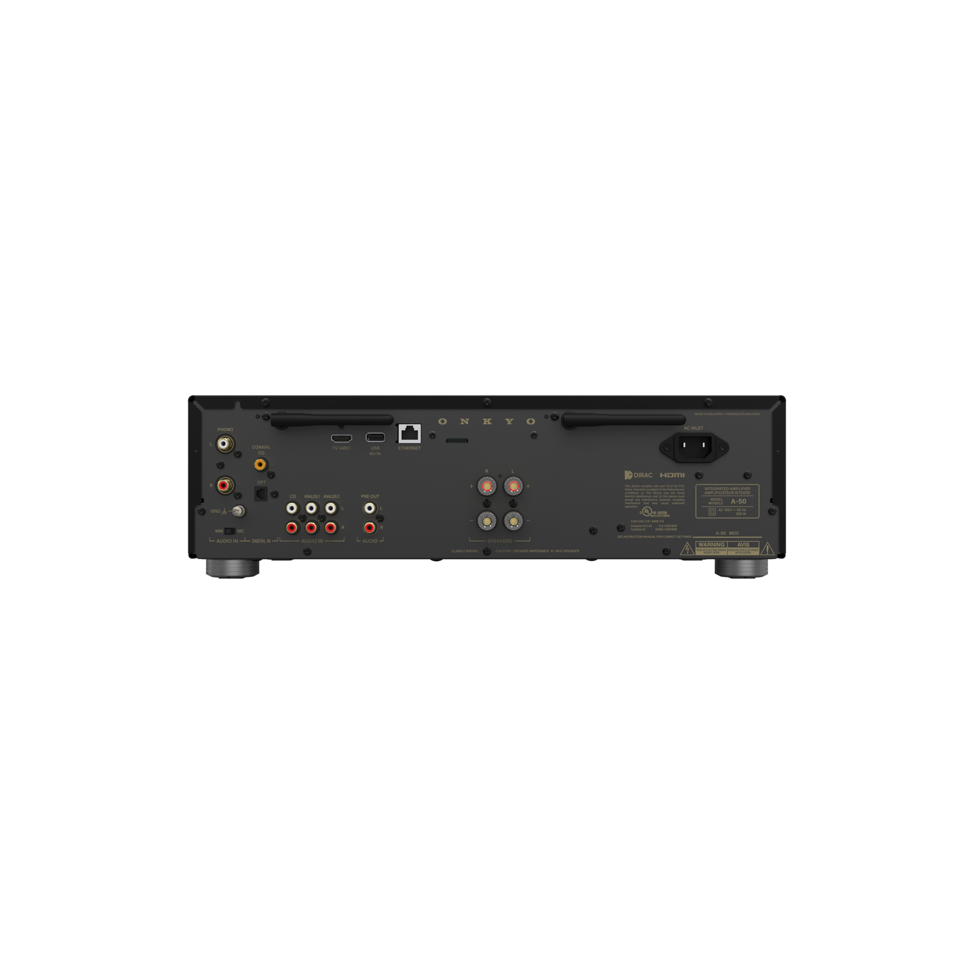 Onkyo A 50 Network Integrated Amplifier Black - Best Buy