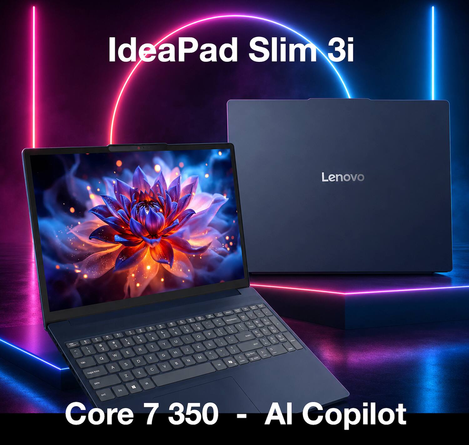 IdeaPad Slim 3i  
Lenovo  
Core 7 350 - AI Copilot