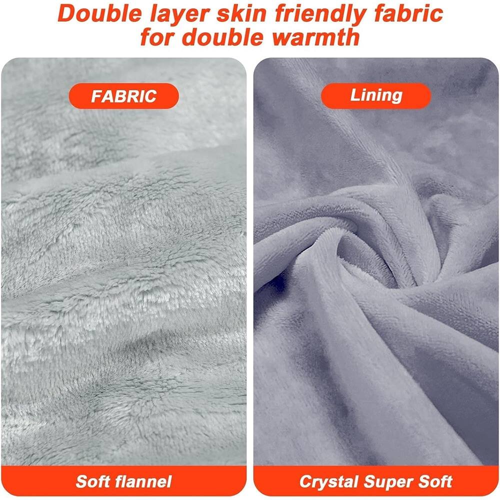 Double layer skin friendly fabric for double warmth

FABRIC  
Soft flannel

Lining  
Crystal Super Soft