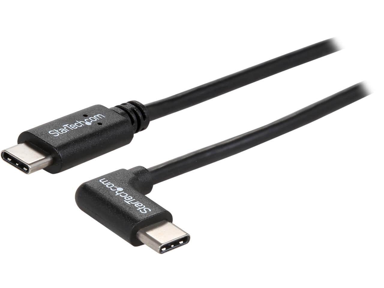 StarTech.com - StarTech USB2CC1MR 1m Right Angle USB-C Cable - M/M, Reversible, USB-C to USB-C