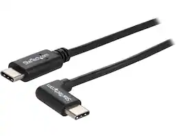 StarTech.com - StarTech USB2CC1MR 1m Right Angle USB-C Cable - M/M, Reversible, USB-C to USB-C