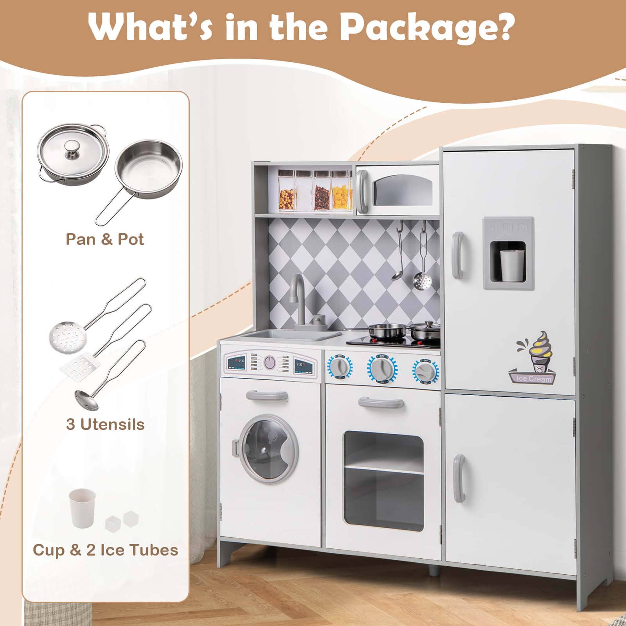 What's in the Package?

- Pan & Pot
- 3 Utensils
- Cup & 2 Ice Tubes