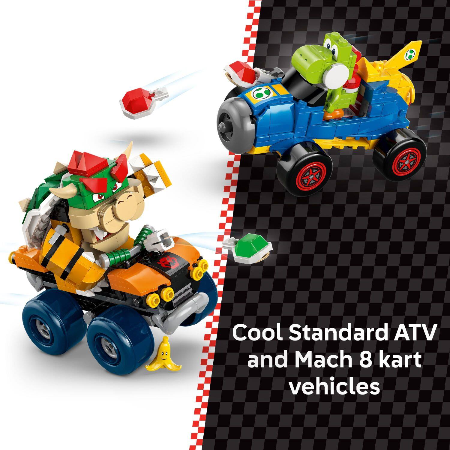 Cool Standard ATV and Mach 8 kart vehicles