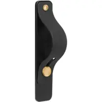 SaharaCase - FingerGrip Cell Phone Holder Strap for Most Cell Phones - Black - Angle_Zoom