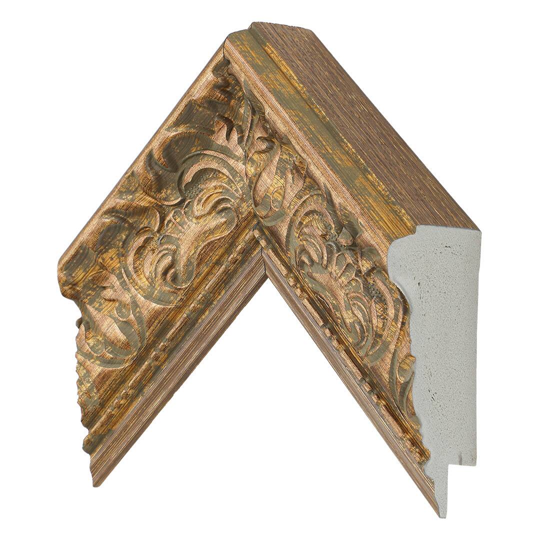 Alt View 14. Deco TV Frames - Premiere Bezel for Samsung the Frame TV - 65" - Tuscan Copper.