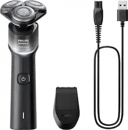 Philips Norelco - Shaver 5000X X5004/84, Rechargeable Wet & Dry Shaver with Precision Trimmer - Silver/ Black