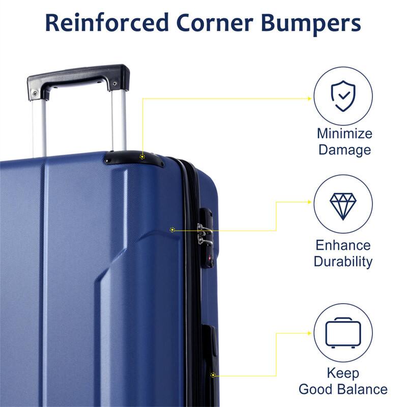 Reinforced Corner Bumpers

- Minimize Damage
- Enhance Durability
- Keep Good Balance