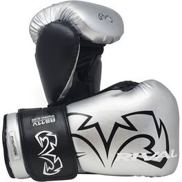 RIVAL - Boxing RS11V Evolution Hook and Loop Sparring Gloves - 12 oz. - Silver