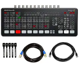 Blackmagic Design - ATEM SDI Extreme ISO Live Stream Switcher Bundle