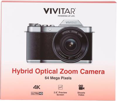 Vivitar 4K (2160) Video Hybrid Optical Zoom Camera with Lens Vivitar 4K (2160) Video Hybrid Optical Zoom Camera with Lens
