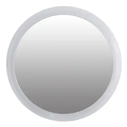 Front. Zadro - Traveling Wall Mounted Shower Mirror with 5X Magnification & Suction Cups - Clear.