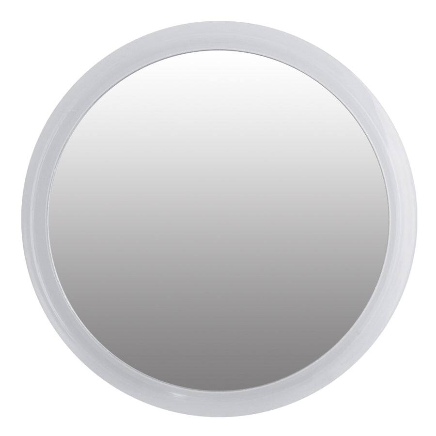 Front. Zadro - Traveling Wall Mounted Shower Mirror with 5X Magnification & Suction Cups - Clear.