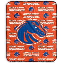 Pegasus - Boise State Broncos 50" x 60" Repeat Wordmark Fleece Blanket - Multicolor