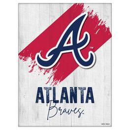 Holland Bar Stool Co. - Atlanta Braves 15" x 20" Team Canvas Wall Art - Multicolor