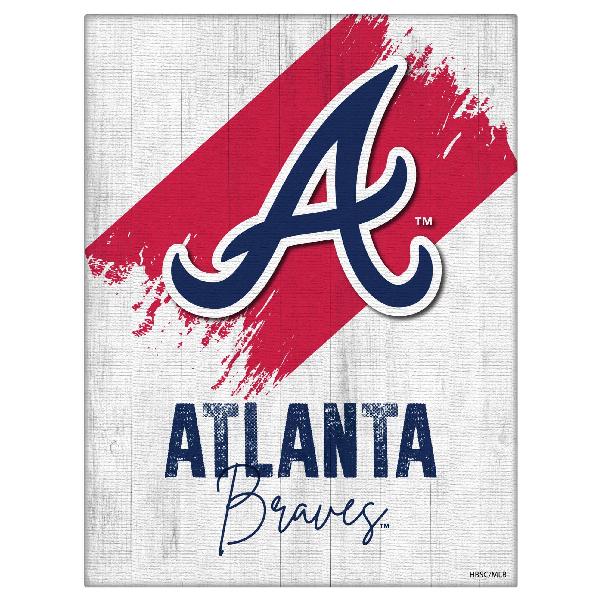 Atlanta Braves 15" x 20" Team Canvas Wall Art