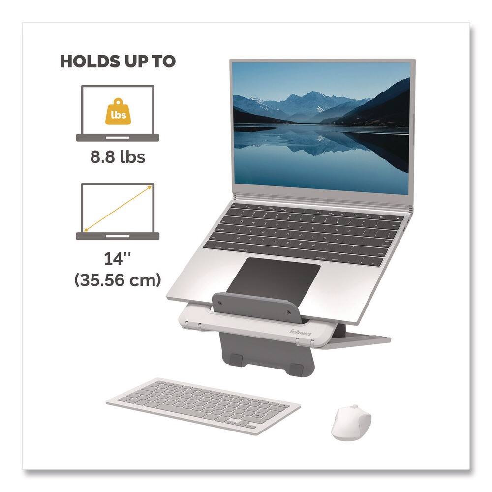 HOLDS UP TO  
8.8 lbs  
14" (35.56 cm)  
Fellowes