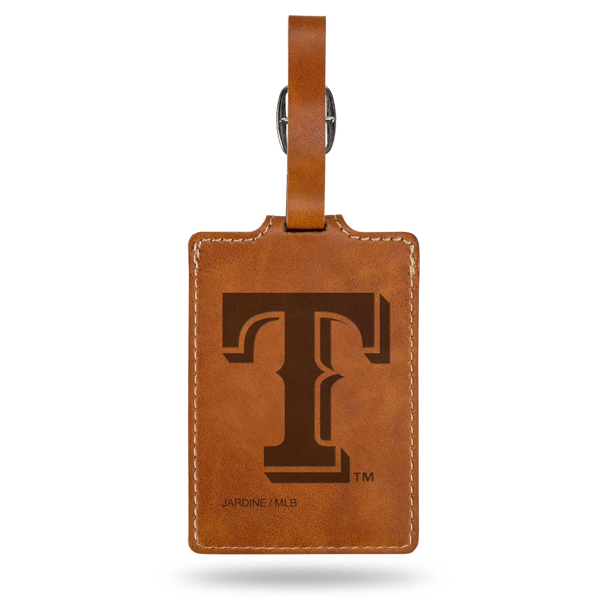 Jardine - Texas Rangers Ultra Suede Luggage Tag - Brown price history on PriceWatchPro