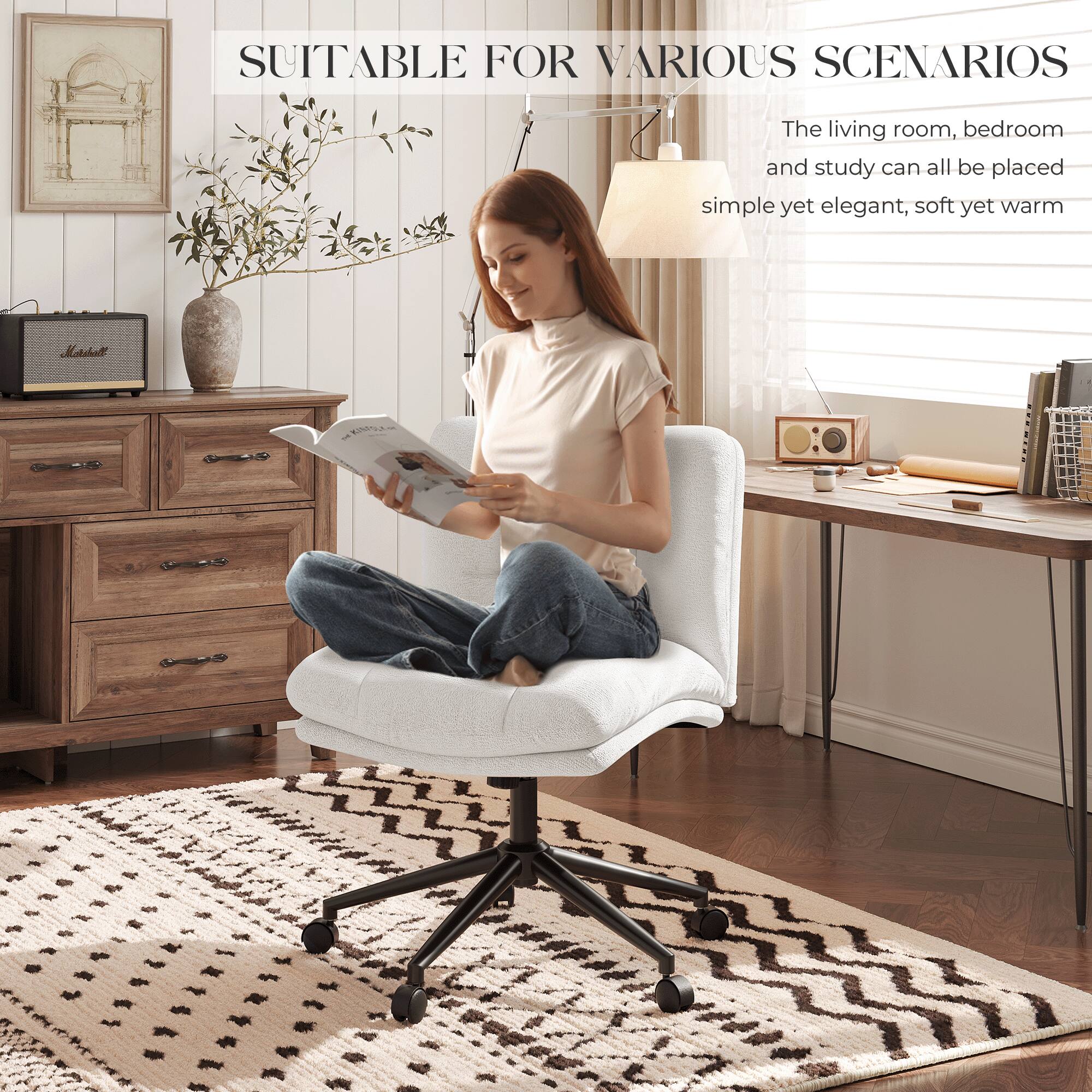 SUITABLE FOR VARIOUS SCENARIOS

The living room, bedroom and study can all be placed simple yet elegant, soft yet warm