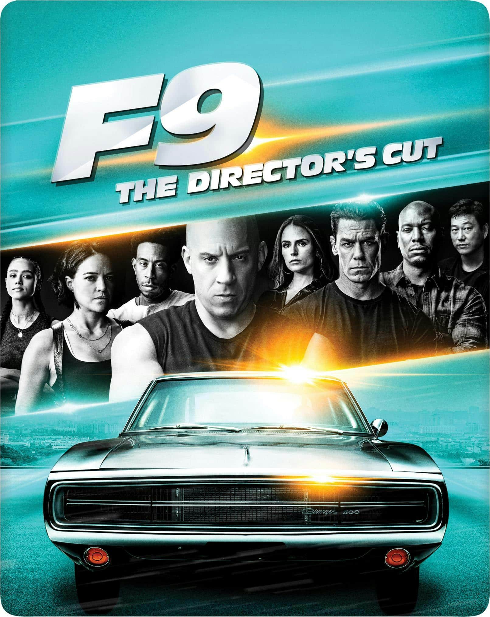 Front. F9: The Fast Saga - Limited Edition Steelbook 4K Ultra HD + Blu-ray + Digital [UHD].