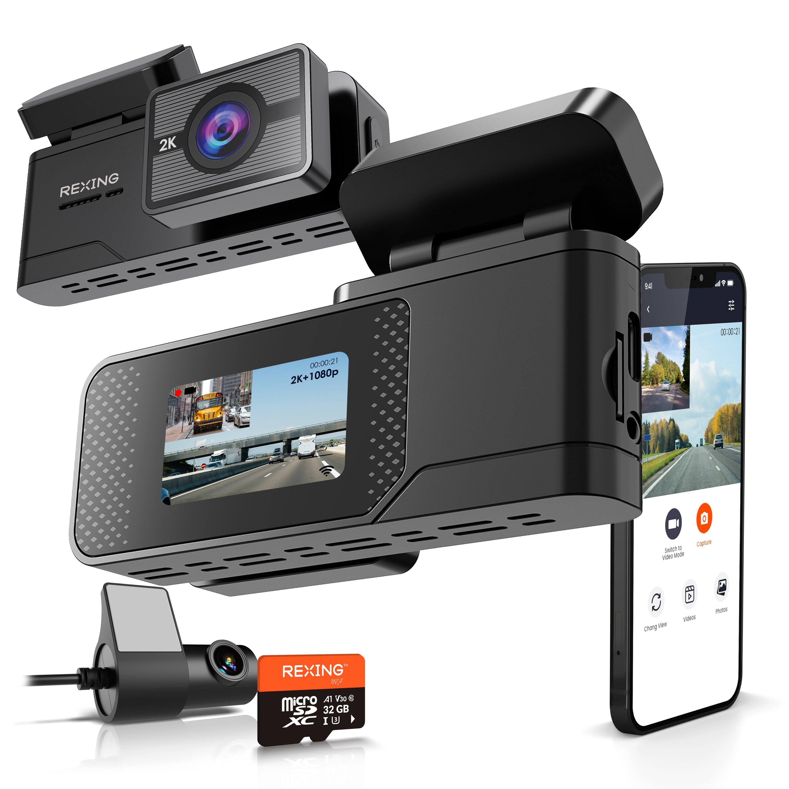 REXING  
2K+1080p  
00:00:21  
REXING  
A1 Voo 6  
32 GB  
micro SDXC  
1080p  
REXING  
2K+1080p  
00:00:21  
REXING  
A1 Voo 6  
32 GB  
micro SDXC  
1080p